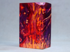 Stabilized Maple Burl Wood Mod Block